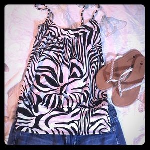 Fun and Sexy Zebra Print Top